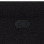 vidaXL Fauteuil inclinable Noir Tissu