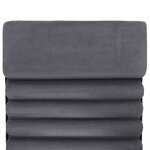 vidaXL Coussin de chaise longue Gris Daim