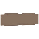 vidaXL Coussin de tête de lit cappuccino 180 cm similicuir
