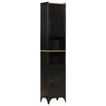 vidaXL Ensemble de meubles salle de bain 5 Pièces fer et bois de manguier