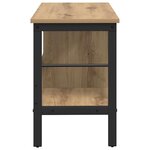 vidaXL Étagère Chêne artisanal 82 x 32 x 47 cm Bois d'ingénierie