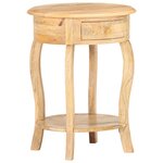 vidaXL Table d'appoint 37x37x61 cm Bois de manguier massif