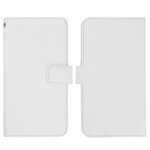 Muvit - Housse portefeuille Blanc universel Slide Cover Taille M