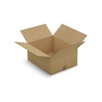 Caisse carton brune simple cannelure raja 43x35x20 cm (lot de 25)
