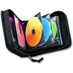 Housse etui de rangement Nylon 32 CD/DVD Noir CASE LOGIC