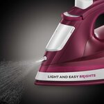 Russell hobbs fer à repasser light and easy brights mulberry 2400 w