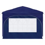 vidaXL Tente de fête pop-up 290 x 290 x 245 cm Bleu