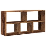 vidaXL Étagère murale vieux bois 100x25x50 cm bois d'ingénierie
