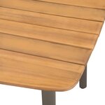vidaXL Ensemble à manger de jardin 7 Pièces Résine tressée Anthracite
