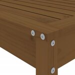 vidaXL Ensemble de bar de jardin 5 Pièces marron miel bois de pin massif
