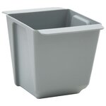 vidaXL Caisses à fleurs pour palettes Euro 24 Pièces Gris clair