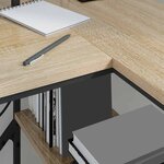 vidaXL Bureau Chêne sonoma 120 x 79 x 86.5 cm Bois d'ingénierie