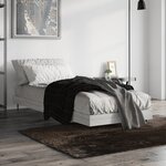 vidaXL Cadre de lit sonoma gris 75x190 cm bois d'ingénierie