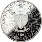Pièce de monnaie en Argent 500 Francs g 17.50 Millésime 2024 Galaxies ANTENNAE GALAXY