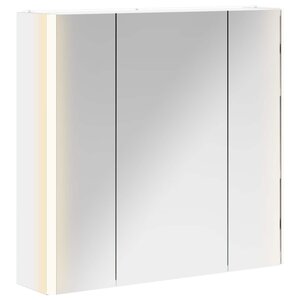 vidaXL Armoire Miroir de Salle de Bain Blanc 63 5 x 15 5 x 60 5 cm