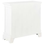vidaXL Buffet blanc 70x28x70 cm bois de pin massif