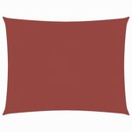 vidaXL Voile de parasol tissu oxford rectangulaire 4x5 m terre cuite