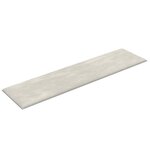vidaXL Tête de lit murale 12 Pièces Crème Velours