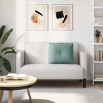 vidaXL Coussin de Dos Vert Mer 60 x 50 cm Tissu en velours côtelé