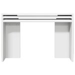 vidaXL Tables gigognes 3 Pièces blanc bois d'ingénierie