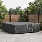 vidaXL Housse pour mobilier d'extérieur Noir 275 x 275 x 70 cm 420D