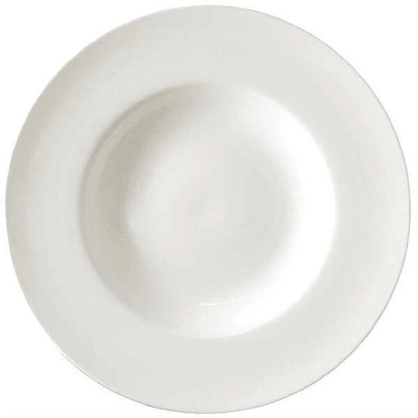 Assiettes creuses 254 mm lumina - lot de 4 - olympia -  - porcelaine