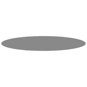 vidaXL Bâche de piscine gris clair Ø550 cm géotextile polyester