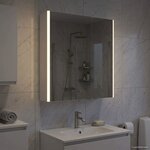 vidaXL Armoire Miroir de Salle de Bain Blanc 63 5 x 15 5 x 70 cm