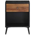 vidaXL Table de chevet 40x30x50 cm bois massif de teck