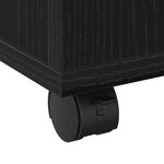 Table basse vidaXL Chêne noir 60x60x38 cm en bois aggloméré