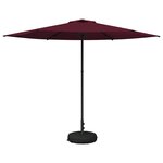 vidaXL Parasol de jardin avec base 300 x 300 cm Polyester