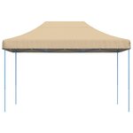 vidaXL Tente de fête Beige 279 x 410 x 315 cm Tissu Oxford