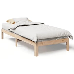 vidaXL Cadre de lit sans matelas 90x200 cm bois de pin massif