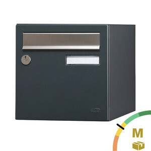 Boite aux lettre  Allure 2 portes  gris anthracite 7016M