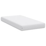 vidaXL Matelas avec Couche de Coco Blanc 90 x 200 cm Ressort ensaché