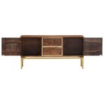 vidaXL Buffet 120x29x60 cm Bois de manguier massif