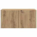 vidaXL Meuble TV mural 59 5 x 31 x 30 cm Chêne artisanal