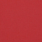 vidaXL Coussin de Dos Rouge 160 x 19 x 50 cm tissu