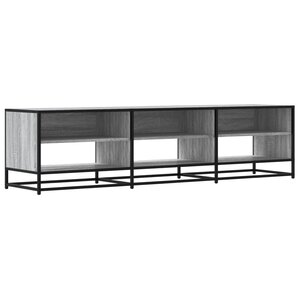 vidaXL Meuble TV sonoma gris 180x40x46 cm bois d'ingénierie