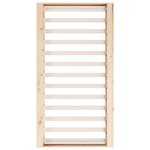 vidaXL Cadre de lit 75x190 cm Petit simple Bois massif