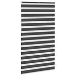vidaXL Store zèbre noir 135x230 cm largeur du tissu 130 9 cm polyester