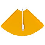 vidaXL Étagère flottante 4 Pièces Jaune moutarde 15 x 15 x 2 cm