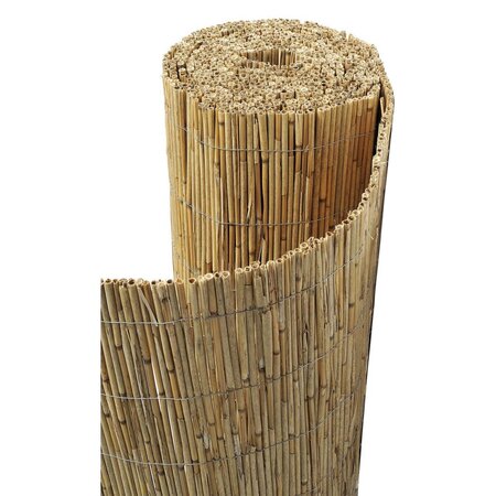 Canisse paillon en bambou non pelé 5m (longueur) x 2m (hauteur)