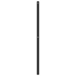 vidaXL Tête de lit métal noir 135 cm