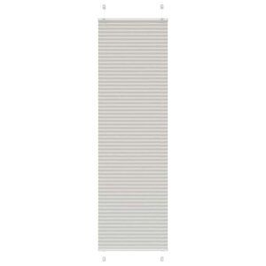 vidaXL Store plissé gris clair 55x200 cm largeur du tissu 54 4 cm