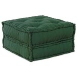 vidaXL Canapé modulaire 4 Pièces Vert tissu