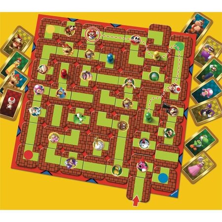 Super mario labyrinthe - ravensburger - jeu de société famille