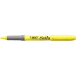 Surligneur HIGHLIGHTER GRIP Pointe Biseau Moyenne Jaune x 3 BIC
