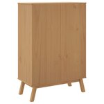 vidaXL Buffet haut OLDEN marron 85x43x125 cm bois massif de pin