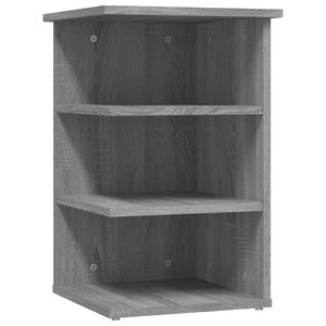 vidaXL Armoire latérale Sonoma gris 35x35x55 cm Bois d'ingénierie